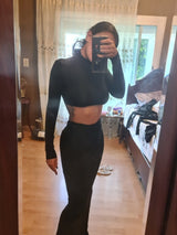 Elegant White Long Sleeve Set