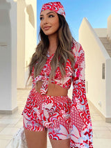 Beach Satin Summer Casual Sets