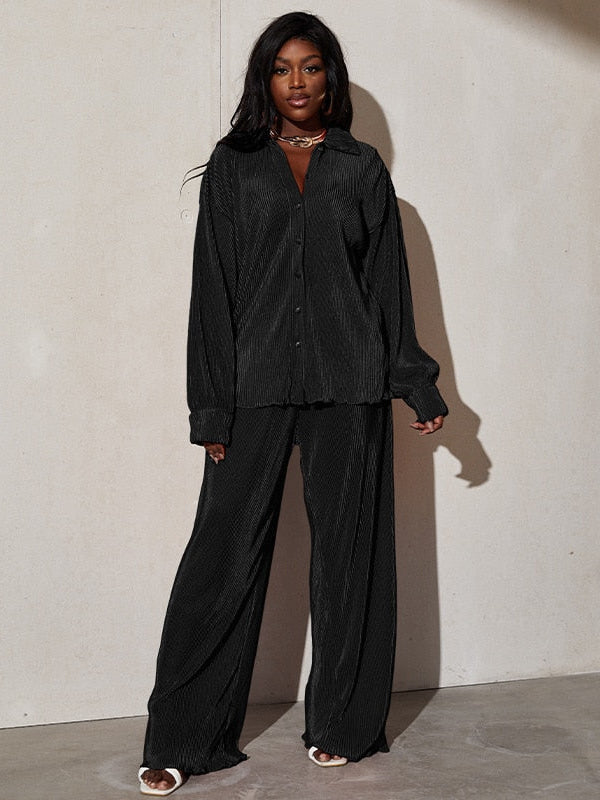 Long Sleeve Elegant Tracksuit Set