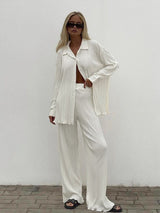 Long Sleeve Elegant Tracksuit Set